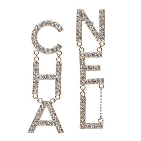 chanel cha nel earrings